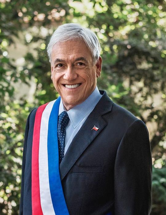 Sebastián Piñera — batalla de aura de Chile