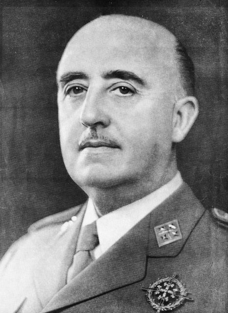 Francisco Franco — batalla de aura de España